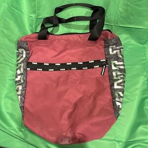 PINK Victoria's Secret Women's Overnight Weekender Tote Bag Mauve Pink